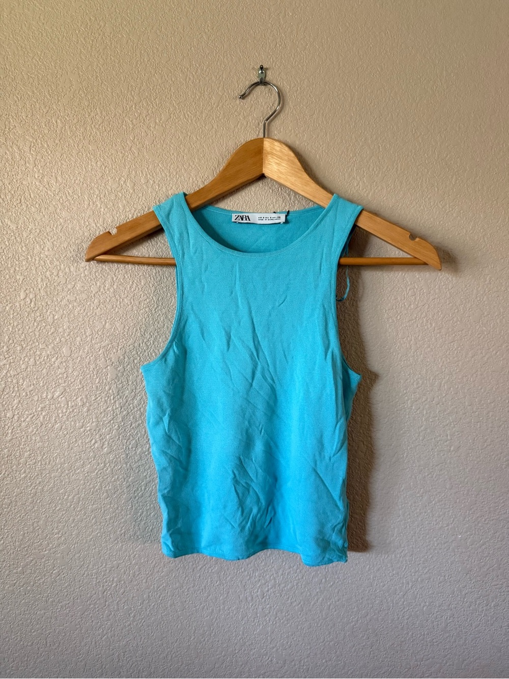 Zara Bright Turquoise Tank